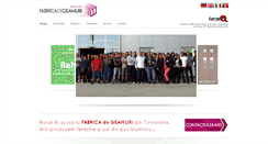 Desktop Screenshot of fabricadegeamuri.ro